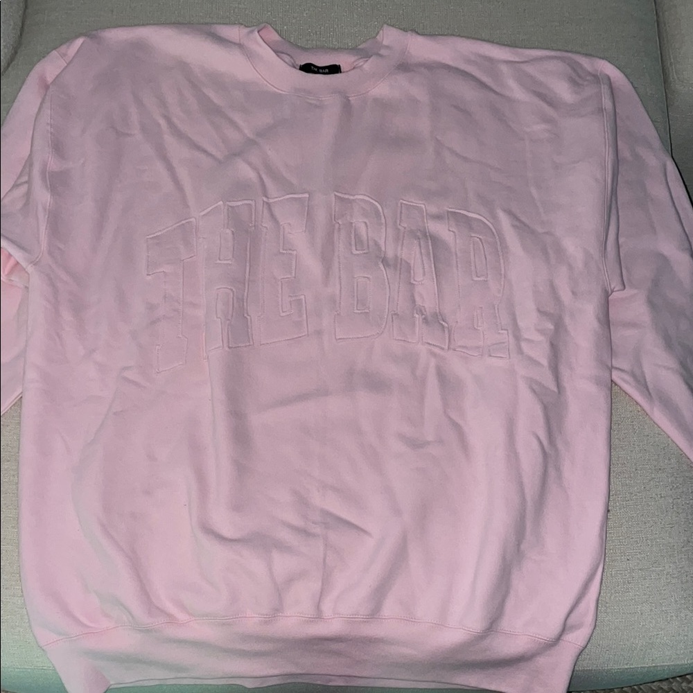 The Bar Heritage Blush Sweatshirt - brand new never worn